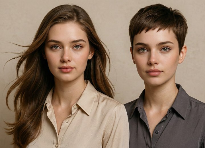 Acconciature per donne con un viso ovale