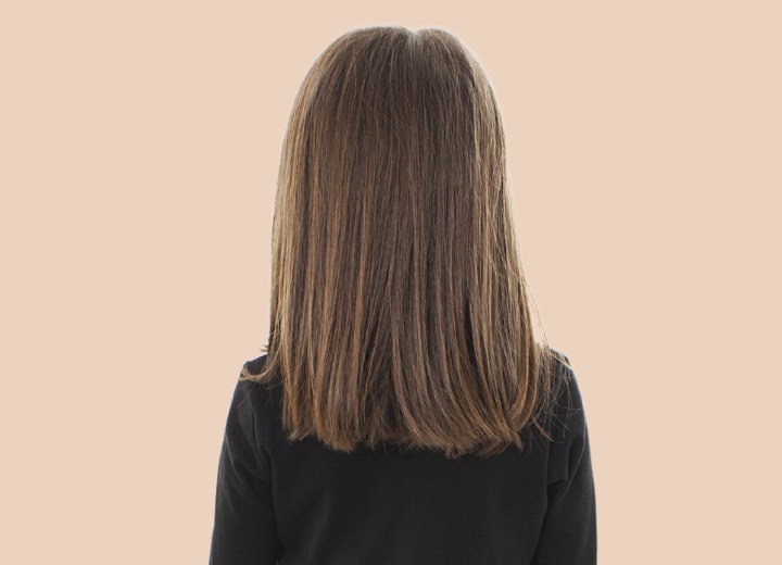 Bimba con capelli fini e radi
