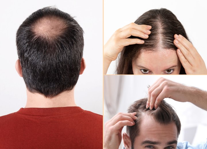 Caduta dei capelli maschile e femminile
