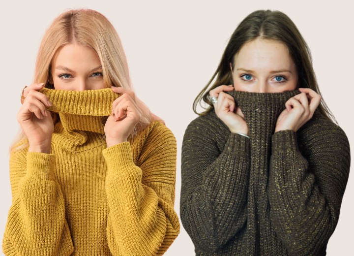 Donne con un colore di sopracciglia dall'effetto naturale