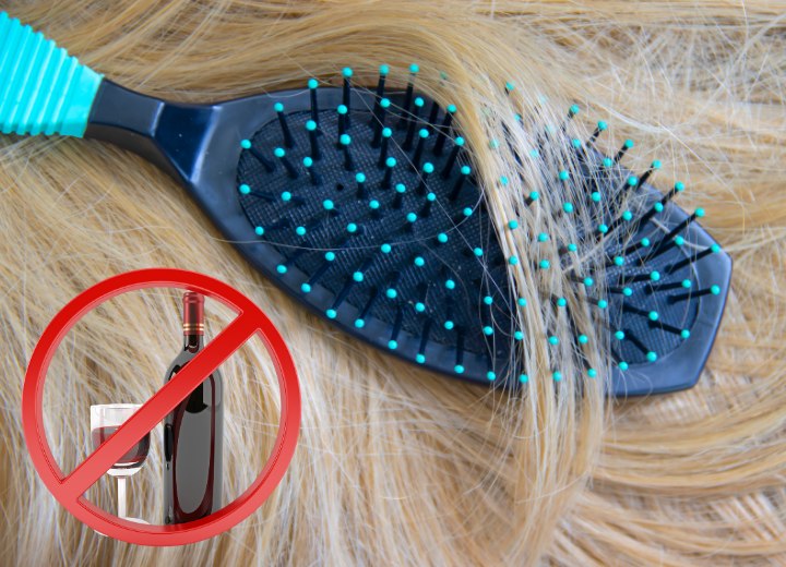 I capelli e l'impatto dell'alcol