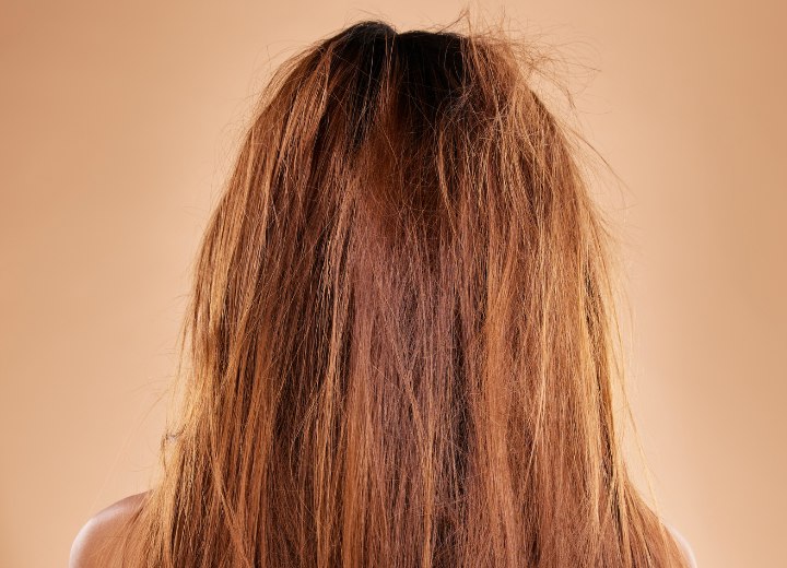 Capelli lunghi, influenzati dall'umidità