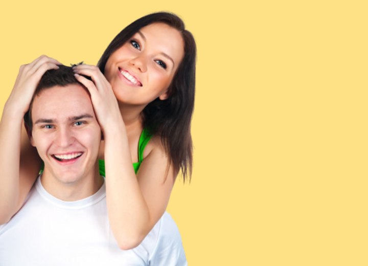 Uomo e colore dei capelli