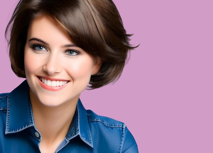 Capelli corti che si adattano alla personalità di una donna