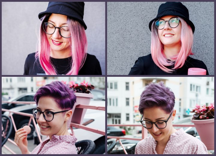 Trasformazione da capelli lunghi a capelli molto corti
