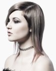 Taglio di capelli lunghi
