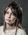 Taglio di capelli lunghi