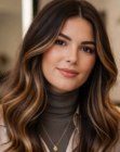 Capelli lunghi con onde morbide