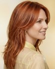 Capelli lunghi vivaci